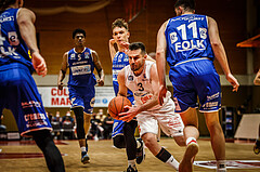 Basketball, Basketball Austria, Cup Final Four 2021/22 
Halbfinale 1, BBC Nord Dragonz, Oberwart Gunners, Petar Cosic (3)