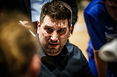 Basketball, Basketball Austria, Cup Final Four 2021/22 
Halbfinale 1, BBC Nord Dragonz, Oberwart Gunners, Horst Leitner (Coach)