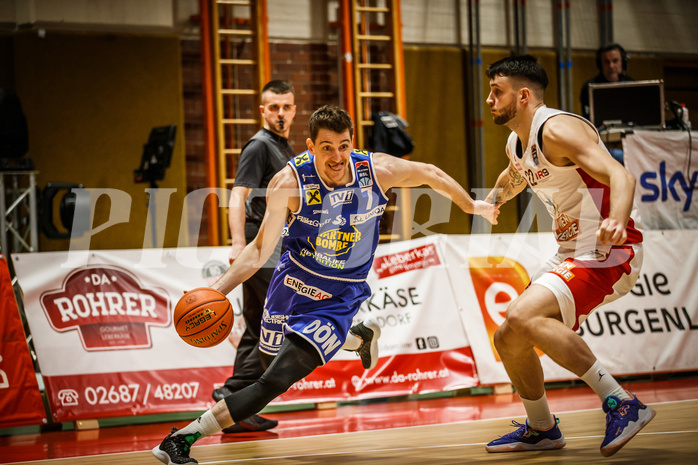 Basketball, Basketball Austria, Cup Final Four 2021/22 
Halbfinale 2, BC Vienna, Gmunden Swans, Benedikt Güttl (7)