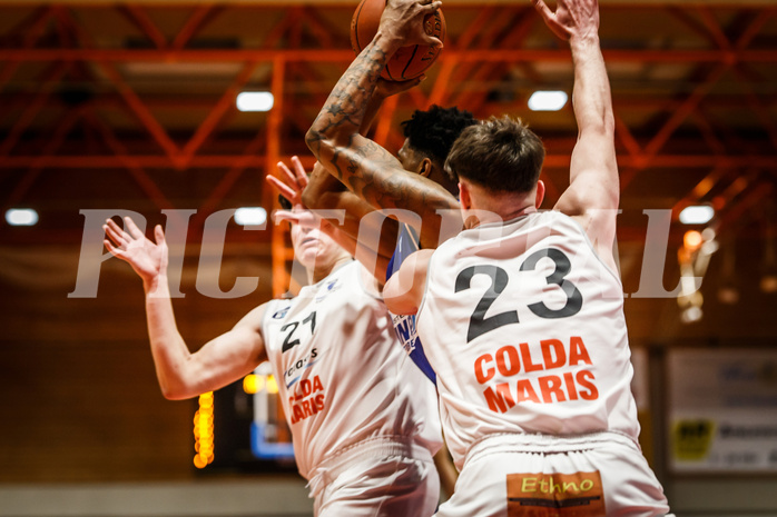 Basketball, Basketball Austria, Cup Final Four 2021/22 
Halbfinale 1, BBC Nord Dragonz, Oberwart Gunners, Rob Howard (5)
