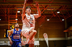Basketball, Basketball Austria, Cup Final Four 2021/22 
Halbfinale 1, BBC Nord Dragonz, Oberwart Gunners, Lukas Knor (21)