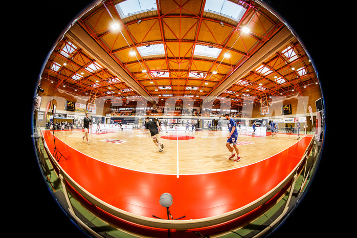 Basketball, Basketball Austria, Cup Final Four 2021/22 
Halbfinale 1, BBC Nord Dragonz, Oberwart Gunners, #featured arena