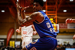 Basketball, Basketball Austria, Cup Final Four 2021/22 
Halbfinale 1, BBC Nord Dragonz, Oberwart Gunners, Rob Howard (5)