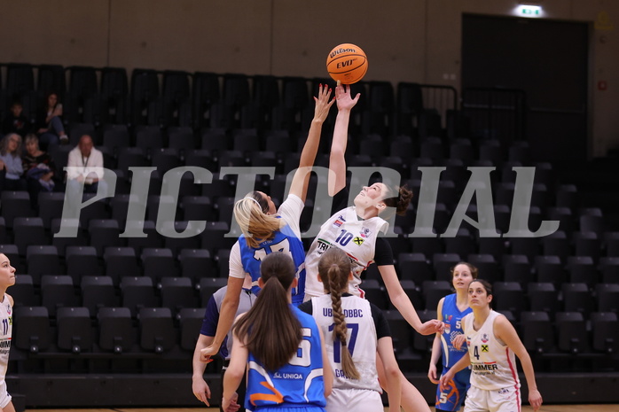 03.03.2024, Graz, Raiffeisen Sportpark, Basketball Damen Superliga 2023/24, Grunddurchgang 14.Runde, UBSC-DBBC Graz - DBB OCS Diamond Ladies Wels ,  