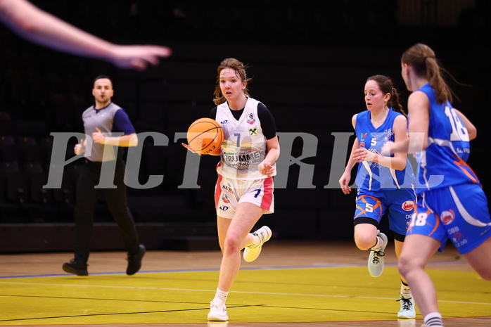 03.03.2024, Graz, Raiffeisen Sportpark, Basketball Damen Superliga 2023/24, Grunddurchgang 14.Runde, UBSC-DBBC Graz - DBB OCS Diamond Ladies Wels ,  