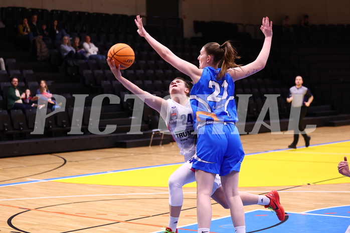 03.03.2024, Graz, Raiffeisen Sportpark, Basketball Damen Superliga 2023/24, Grunddurchgang 14.Runde, UBSC-DBBC Graz - DBB OCS Diamond Ladies Wels ,  