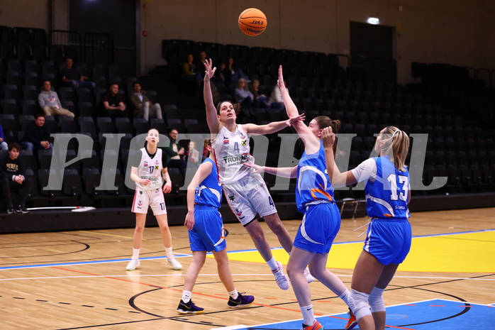 03.03.2024, Graz, Raiffeisen Sportpark, Basketball Damen Superliga 2023/24, Grunddurchgang 14.Runde, UBSC-DBBC Graz - DBB OCS Diamond Ladies Wels ,  