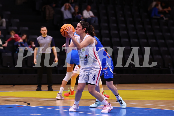 03.03.2024, Graz, Raiffeisen Sportpark, Basketball Damen Superliga 2023/24, Grunddurchgang 14.Runde, UBSC-DBBC Graz - DBB OCS Diamond Ladies Wels ,  