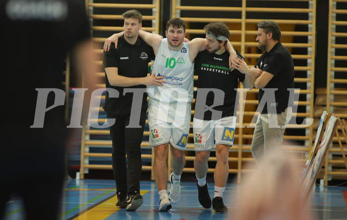 Basketball Zweite Liga 2023/24, Playoff, Viertelfinale Spiel 1 Union Deutsch Wagram Aligators vs. Raiders Tirol


