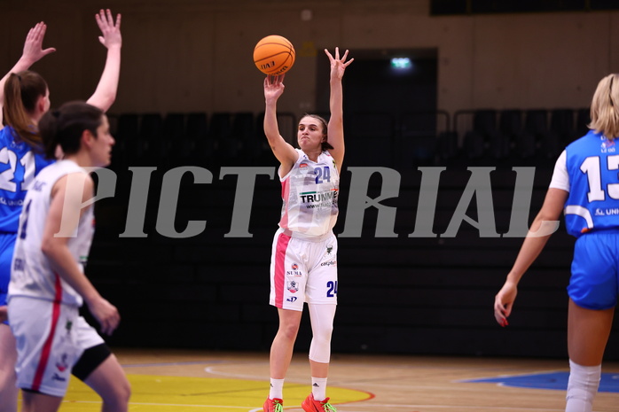 03.03.2024, Graz, Raiffeisen Sportpark, Basketball Damen Superliga 2023/24, Grunddurchgang 14.Runde, UBSC-DBBC Graz - DBB OCS Diamond Ladies Wels ,  