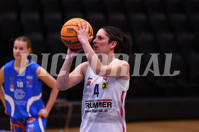 03.03.2024, Graz, Raiffeisen Sportpark, Basketball Damen Superliga 2023/24, Grunddurchgang 14.Runde, UBSC-DBBC Graz - DBB OCS Diamond Ladies Wels ,  