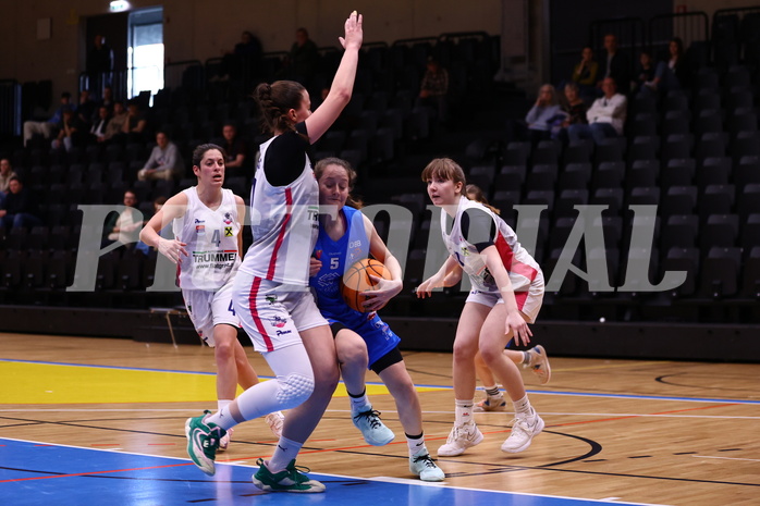 03.03.2024, Graz, Raiffeisen Sportpark, Basketball Damen Superliga 2023/24, Grunddurchgang 14.Runde, UBSC-DBBC Graz - DBB OCS Diamond Ladies Wels ,  