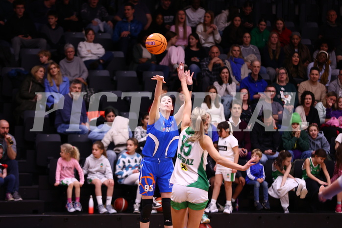 22.12.2024, Graz, Raiffeisen Sportpark, Basketball Damen Superliga 2024/25, Grunddurchgang, 10.Runde, UBI Holding Graz vs. DBB Wels