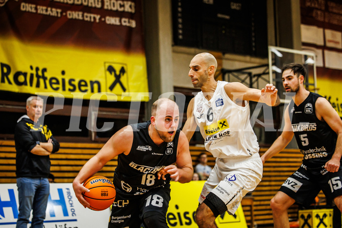 Basketball, Basketball Zweite Liga 2024/25, Grunddurchgang 13.Runde, Mattersburg Rocks, Güssing Blackbirds, Mate Horvath (18)