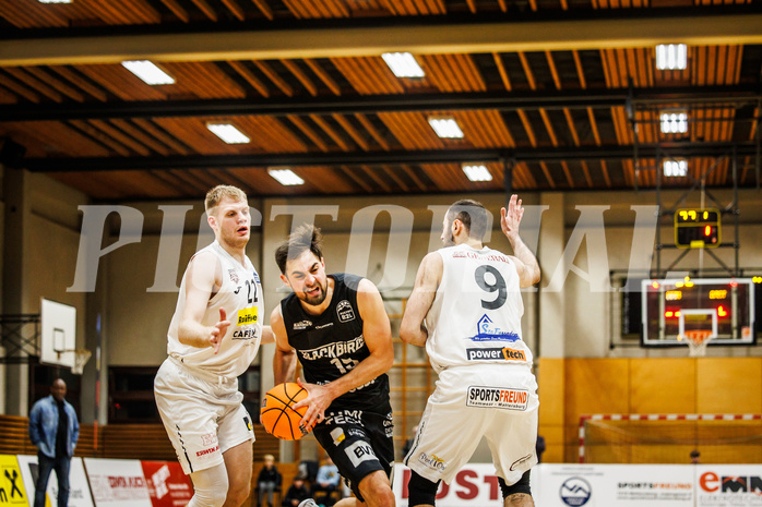 Basketball, Basketball Zweite Liga 2024/25, Grunddurchgang 13.Runde, Mattersburg Rocks, Güssing Blackbirds, Luka Gaspar (15)