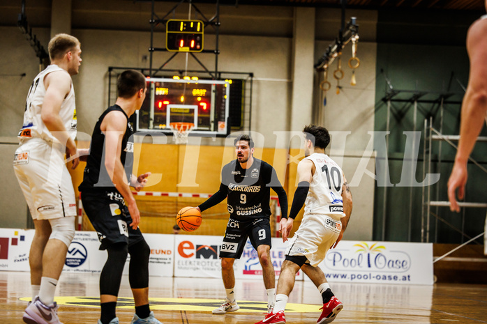 Basketball, Basketball Zweite Liga 2024/25, Grunddurchgang 13.Runde, Mattersburg Rocks, Güssing Blackbirds, Thomas Linzer (9)