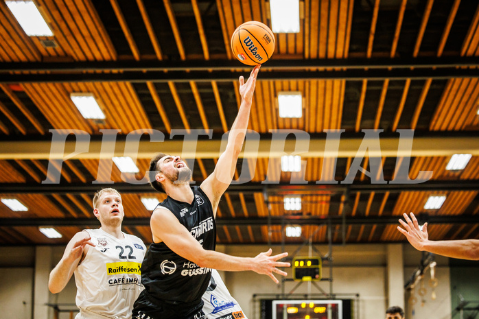 Basketball, Basketball Zweite Liga 2024/25, Grunddurchgang 13.Runde, Mattersburg Rocks, Güssing Blackbirds, Luka Gaspar (15)