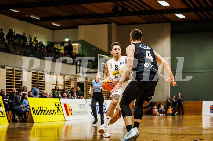 Basketball, Basketball Zweite Liga 2024/25, Grunddurchgang 13.Runde, Mattersburg Rocks, Güssing Blackbirds, Petar Zivkovic (8)