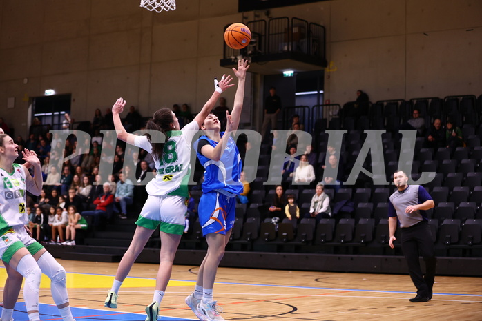 22.12.2024, Graz, Raiffeisen Sportpark, Basketball Damen Superliga 2024/25, Grunddurchgang, 10.Runde, UBI Holding Graz vs. DBB Wels