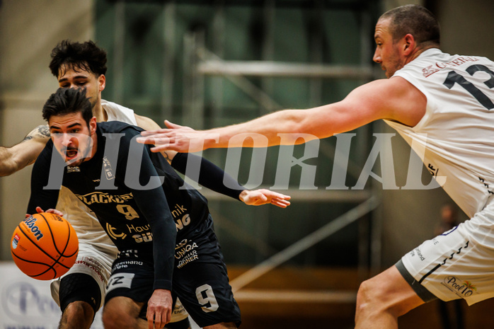 Basketball, Basketball Zweite Liga 2024/25, Grunddurchgang 13.Runde, Mattersburg Rocks, Güssing Blackbirds, Thomas Linzer (9)