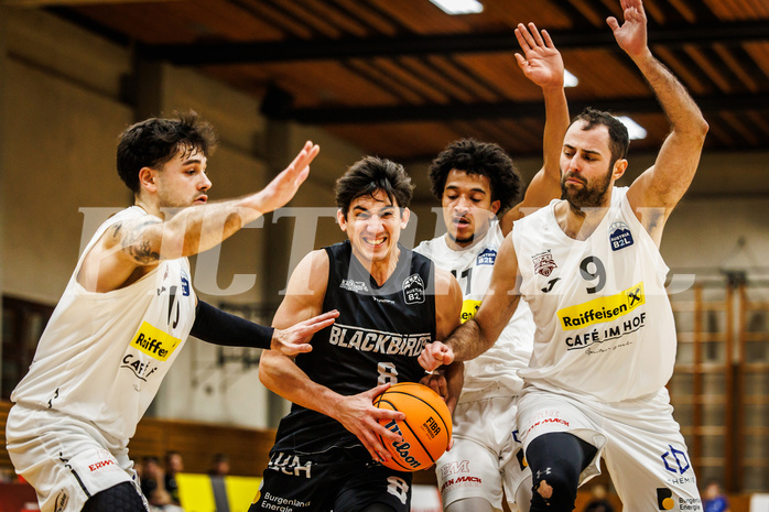 Basketball, Basketball Zweite Liga 2024/25, Grunddurchgang 13.Runde, Mattersburg Rocks, Güssing Blackbirds, #j8#