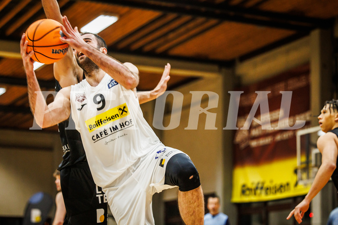 Basketball, Basketball Zweite Liga 2024/25, Grunddurchgang 13.Runde, Mattersburg Rocks, Güssing Blackbirds, Tobias Winkler (9)