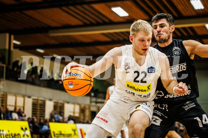 Basketball, Basketball Zweite Liga 2024/25, Grunddurchgang 13.Runde, Mattersburg Rocks, Güssing Blackbirds, Asdren Drew Koka (22)