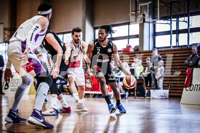 Basketball, 2.Bundesliga, Playoff HF Spiel 2, Mattersburg Rocks, Vienna D.C. Timberwolves, Royce Woodridge (2)
