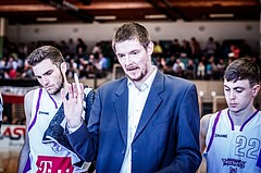 Basketball, 2.Bundesliga, Playoff HF Spiel 2, Mattersburg Rocks, Vienna D.C. Timberwolves, Hubert Schmidt (Headcoach)