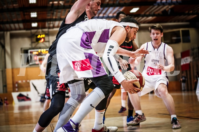 Basketball, 2.Bundesliga, Playoff HF Spiel 2, Mattersburg Rocks, Vienna D.C. Timberwolves, Marco Kolaric