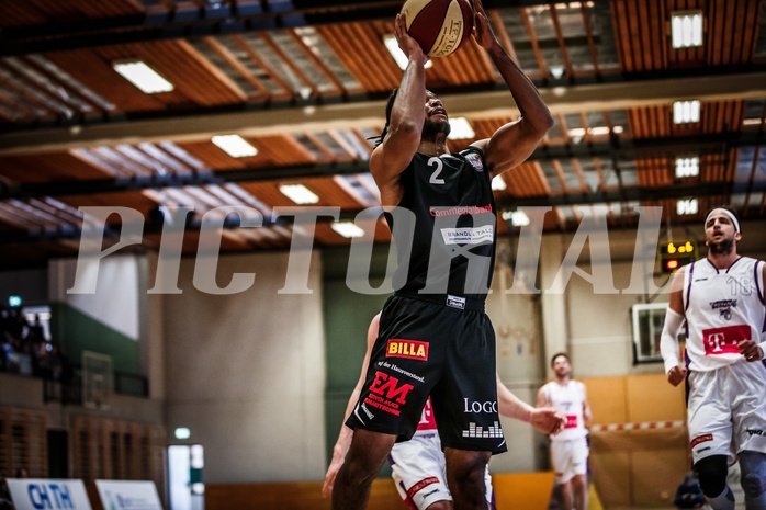 Basketball, 2.Bundesliga, Playoff HF Spiel 2, Mattersburg Rocks, Vienna D.C. Timberwolves, Royce Woodridge (2)