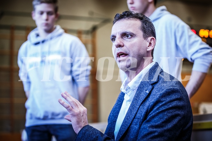 Basketball, 2.Bundesliga, Playoff HF Spiel 2, Mattersburg Rocks, Vienna D.C. Timberwolves, Joey Vickery (Headcoach)