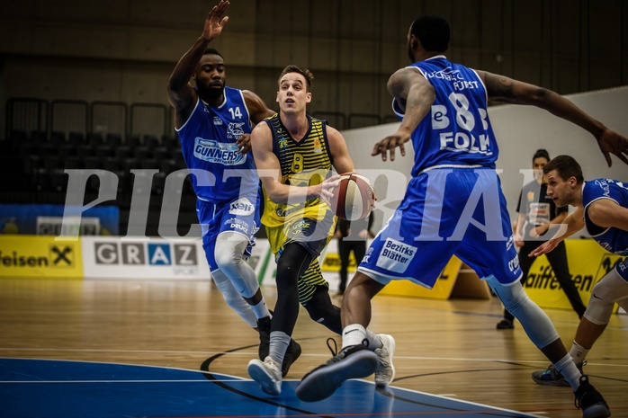 Basketball, ABL 2018/19, Grunddurchgang 18.Runde, UBSC Graz, Oberwart Gunners, Anton Maresch (8)