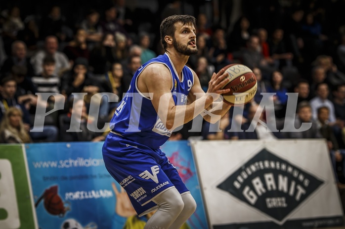 Basketball, ABL 2018/19, Grunddurchgang 18.Runde, UBSC Graz, Oberwart Gunners, Hannes Ochsenhofer (9)