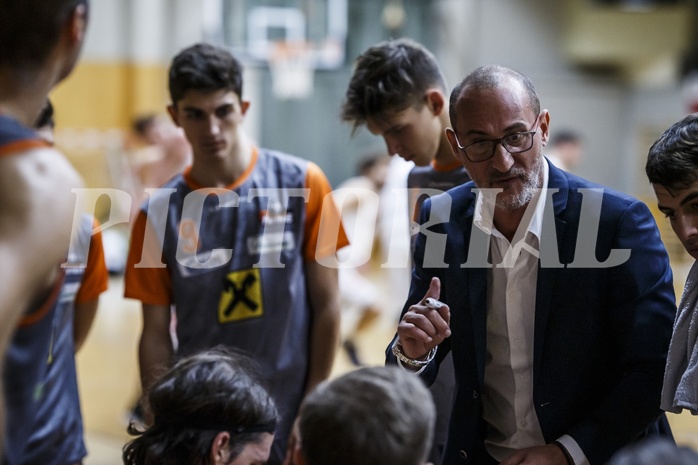 Basketball, Basketball Zweite Liga, Grunddurchgang 8.Runde, Mattersburg Rocks, Fürstenfeld Panthers, Flavio Priulla  (Head Coach)