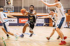 Basketball, Win2Day Superliga 2022/23, Grunddurchgang 8.Runde, Vienna Timberwolves, Gmunden Swans, Dwayne Lautier-Ogunleye (23)