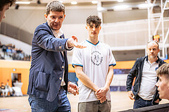 Basketball, Win2Day Superliga 2022/23, Grunddurchgang 8.Runde, Vienna Timberwolves, Gmunden Swans, Hubert Schmidt (Head Coach)