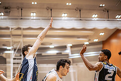 Basketball, Win2Day Superliga 2022/23, Grunddurchgang 8.Runde, Vienna Timberwolves, Gmunden Swans, Paul Rotter (66)