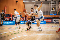 Basketball, Win2Day Superliga 2022/23, Grunddurchgang 8.Runde, Vienna Timberwolves, Gmunden Swans, Benedikt Güttl (7)