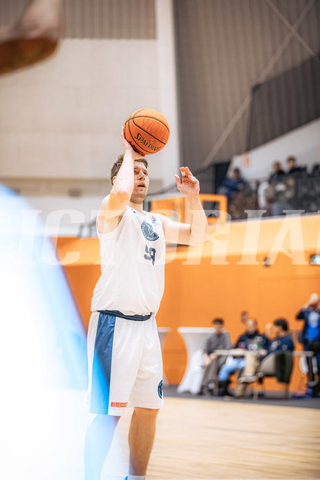 Basketball, Win2Day Superliga 2022/23, Grunddurchgang 8.Runde, Vienna Timberwolves, Gmunden Swans, Jonas John (99)