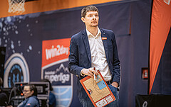 Basketball, Win2Day Superliga 2022/23, Grunddurchgang 8.Runde, Vienna Timberwolves, Gmunden Swans, Hubert Schmidt (Head Coach)