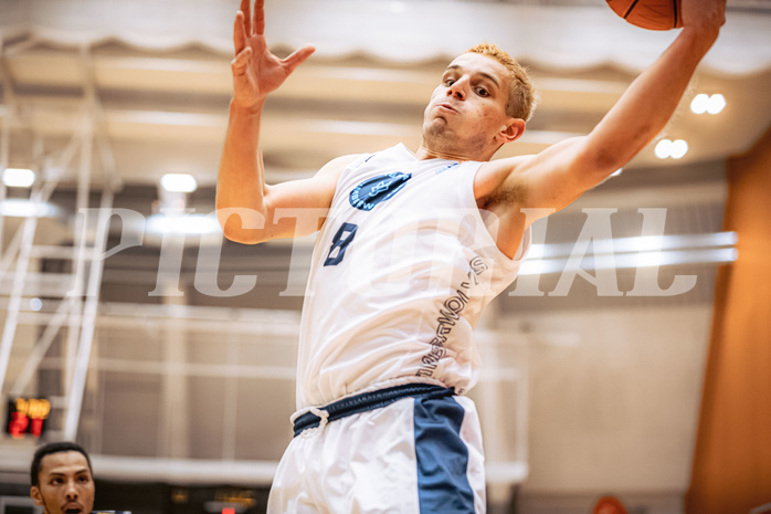 Basketball, Win2Day Superliga 2022/23, Grunddurchgang 8.Runde, Vienna Timberwolves, Gmunden Swans, Elias Wlasak (8)