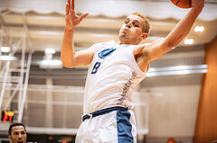 Basketball, Win2Day Superliga 2022/23, Grunddurchgang 8.Runde, Vienna Timberwolves, Gmunden Swans, Elias Wlasak (8)