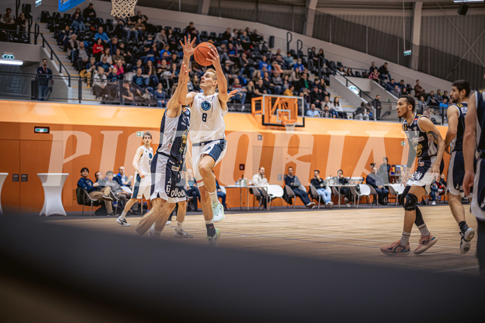 Basketball, Win2Day Superliga 2022/23, Grunddurchgang 8.Runde, Vienna Timberwolves, Gmunden Swans, Elias Wlasak (8)