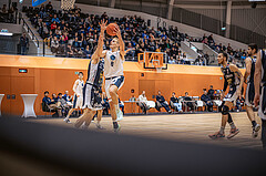 Basketball, Win2Day Superliga 2022/23, Grunddurchgang 8.Runde, Vienna Timberwolves, Gmunden Swans, Elias Wlasak (8)