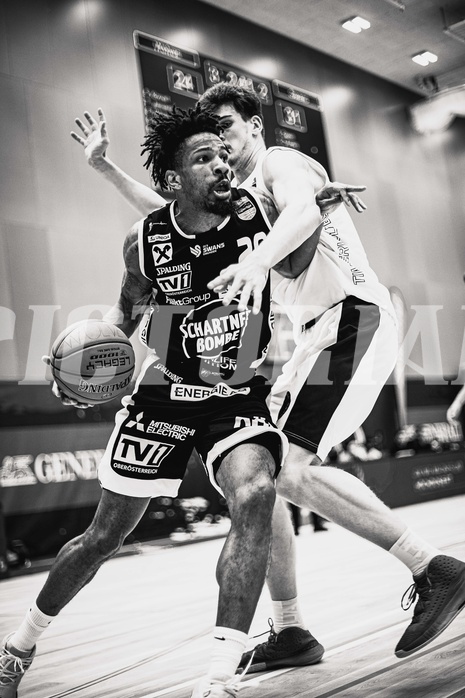 Basketball, Win2Day Superliga 2022/23, Grunddurchgang 8.Runde, Vienna Timberwolves, Gmunden Swans, Urald King (20)