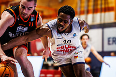 Basketball, win2day Basketball Superliga 2023/224, 5.Qualifikationsrunde, BBC Nord Dragonz, Fürstenfeld Panthers, Austen Awosika (10)