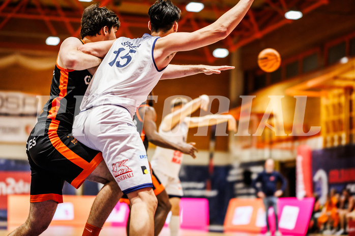 Basketball, win2day Basketball Superliga 2023/224, 5.Qualifikationsrunde, BBC Nord Dragonz, Fürstenfeld Panthers, Mario Spaleta (15)