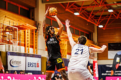 Basketball, win2day Basketball Superliga 2023/224, 5.Qualifikationsrunde, BBC Nord Dragonz, Fürstenfeld Panthers, Alonzo Campbell (9)