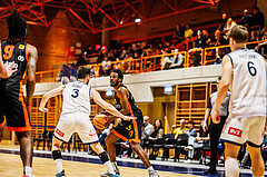 Basketball, win2day Basketball Superliga 2023/224, 5.Qualifikationsrunde, BBC Nord Dragonz, Fürstenfeld Panthers, Hegel Mitchell Augustin (17)